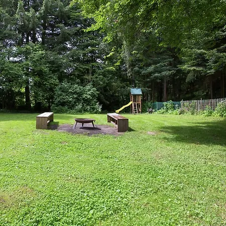 Modern Holiday In With Campfire Area